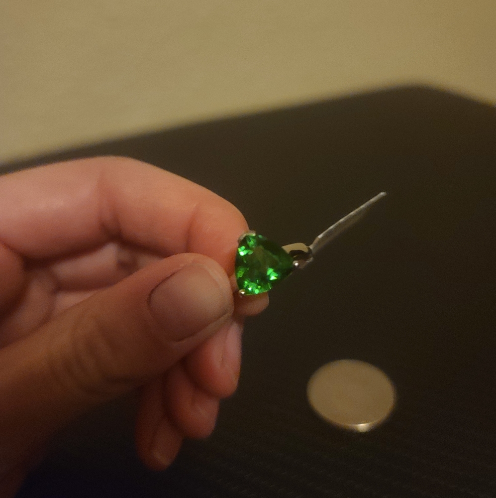 Lab Created Emerald Ring
